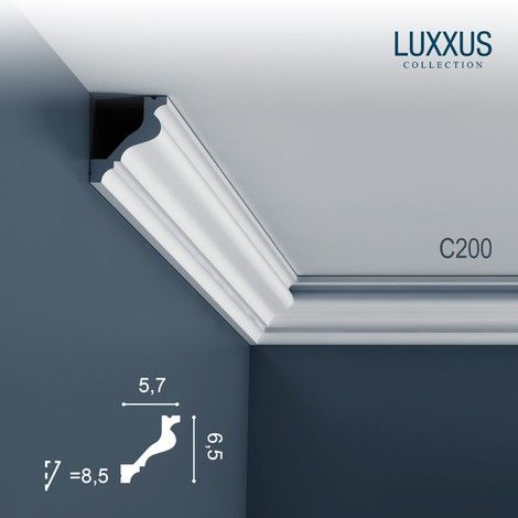 Corniche Plafond en Polyuréthane Luxxus C200 ORAC DECOR - 2