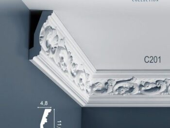 Corniche Plafond en Polyuréthane Luxxus C201 ORAC DECOR - 2