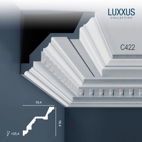 Corniche Plafond en Polyuréthane Luxxus C211 ORAC DECOR - 2