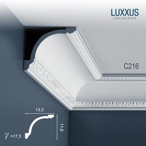 Corniche Plafond en Polyuréthane Luxxus C216 ORAC DECOR - 2