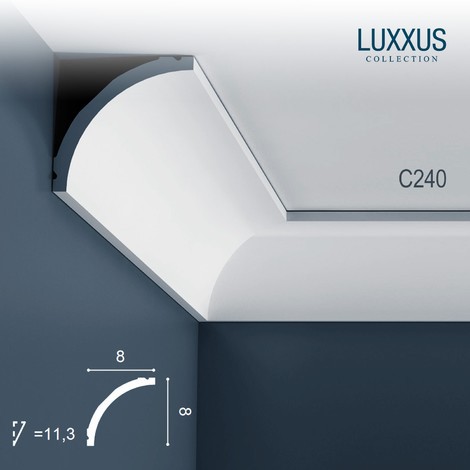 Corniche Plafond en Polyuréthane Luxxus C240 ORAC DECOR - 2