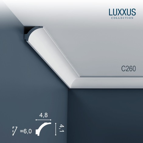 Corniche Plafond en Polyuréthane Luxxus C260 ORAC DECOR - 2