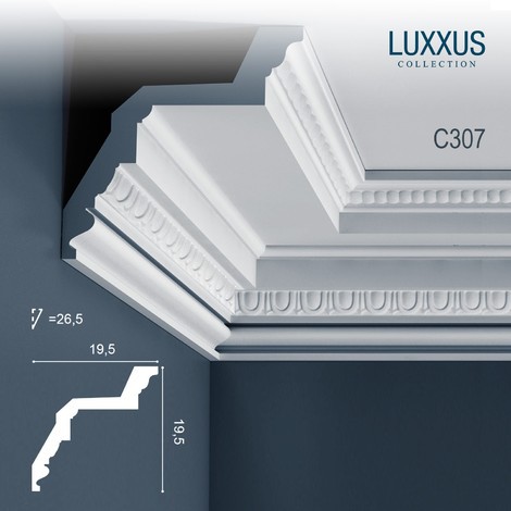 Corniche Plafond en Polyuréthane Luxxus C307 ORAC DECOR - 2