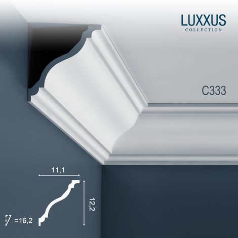 Corniche Plafond en Polyuréthane Luxxus C333 ORAC DECOR - 2
