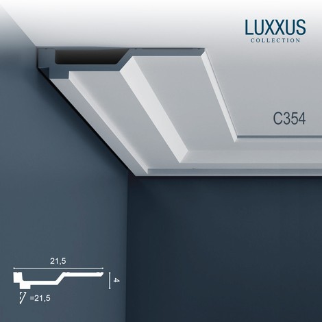 Corniche Plafond en Polyuréthane Luxxus C354 ORAC DECOR - 2