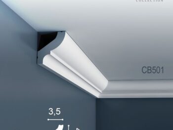 Corniches Plafond en polystyrène Basixx CB501 Carton de 40 Pièces ORAC DECOR - 2