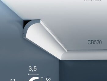 Corniche Plafond en polystyrène Basixx CB520 Carton de 80 Pièces ORAC DECOR - 2