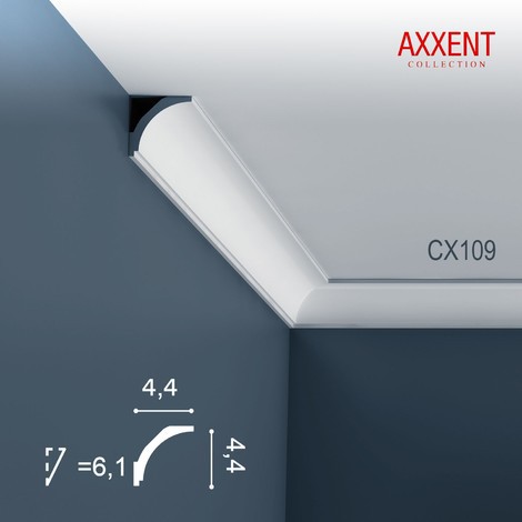 Corniche Plafond en Polyuréthane Axxent CX109 ORAC DECOR - 2