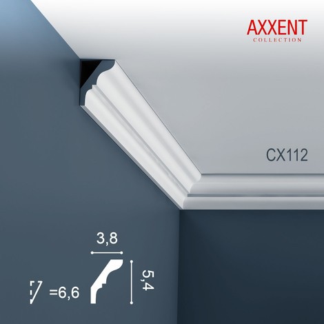 Corniche Plafond en Polyuréthane Axxent CX112 ORAC DECOR - 2