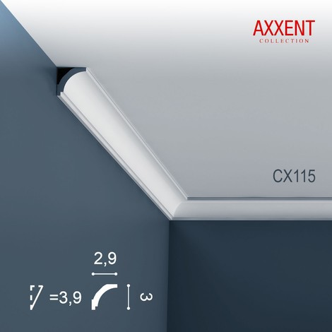 Corniche Plafond en Polyuréthane Axxent CX115 ORAC DECOR - 2