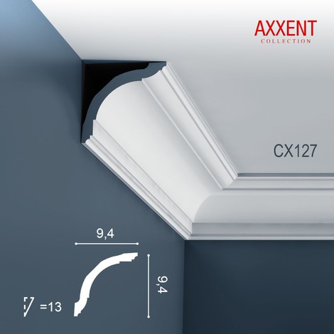 Corniche Plafond en Polyuréthane Axxent CX127 ORAC DECOR - 2