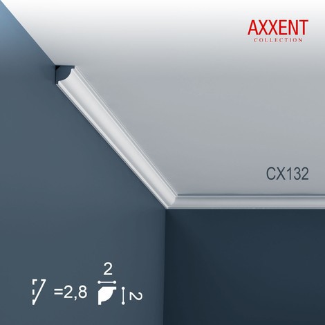 Corniche Plafond en Polyuréthane Axxent CX132 ORAC DECOR - 2