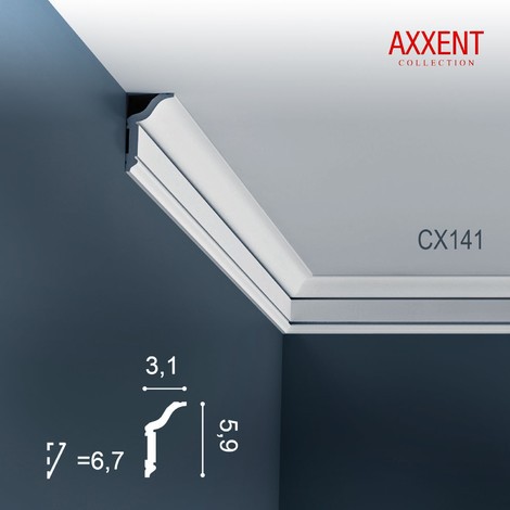 Corniche Plafond en Polyuréthane Axxent CX141 ORAC DECOR - 2
