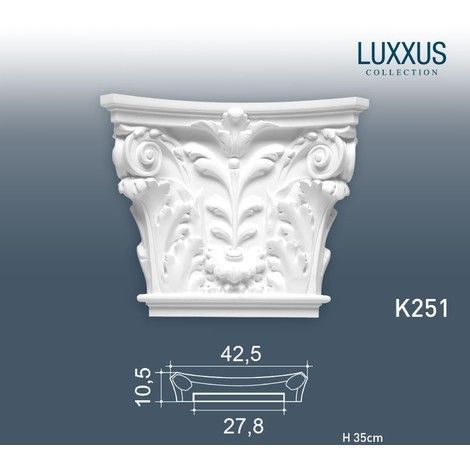 Pilastre chapiteau élément décoratif K251 ORAC DECOR - 2