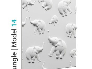 Panneau Mural 3D Modèle : Jungle
