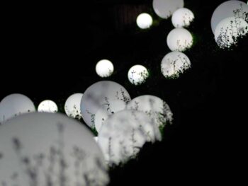 Lampe de sol extérieure GLOBO (30) lumière mate