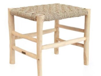 The Souk Seagrass Stool - Natural