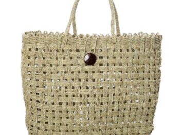 The Coconut Button Market Basket - Natural - L