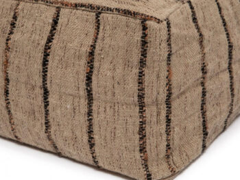 The Oh My Gee Pouffe - Beige Black