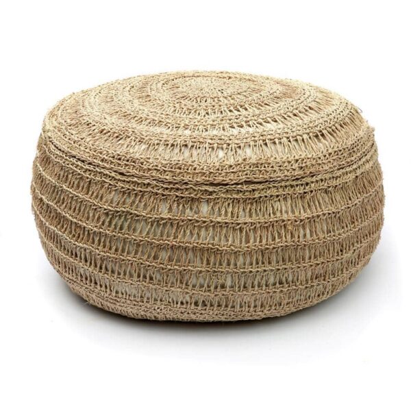 The Seagrass Pouffe - Natural - M