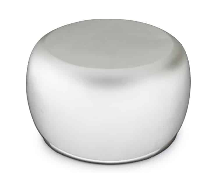 The High Gloss Side Table - White