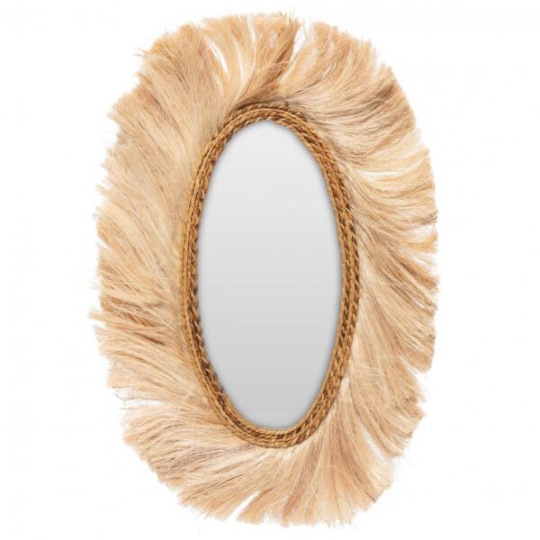 The Oval Sunrise Mirror - Natural - M
