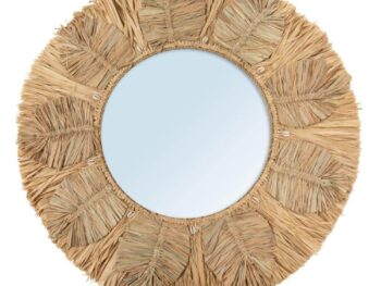 The Palm Tree Mirror - Natural - M