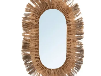 The Huge Oval Mirror - Natural - XL