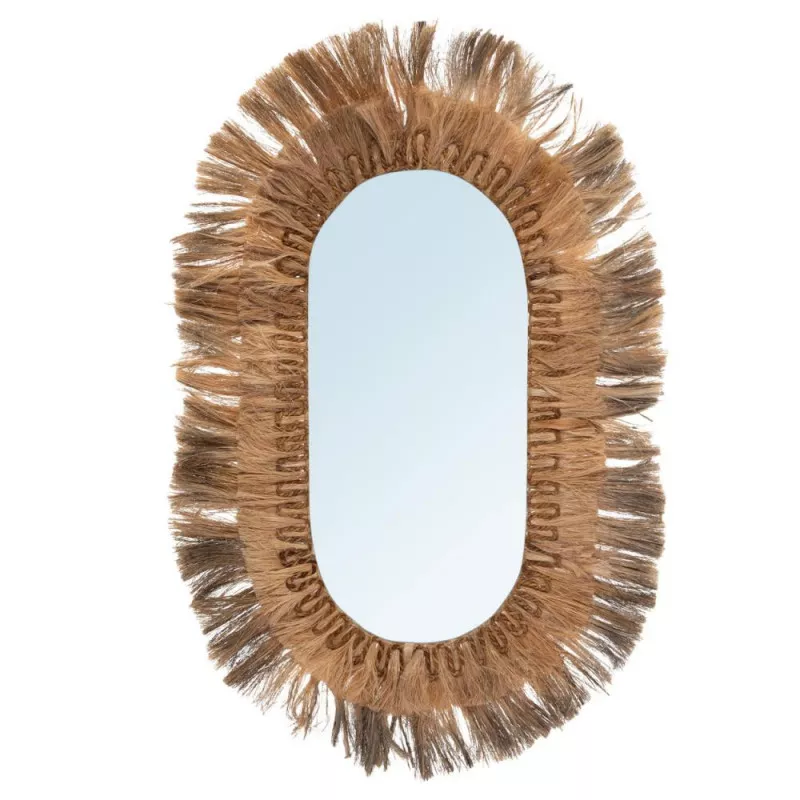 The Huge Oval Mirror - Natural - XL