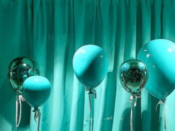 Ballons blue Tiffany