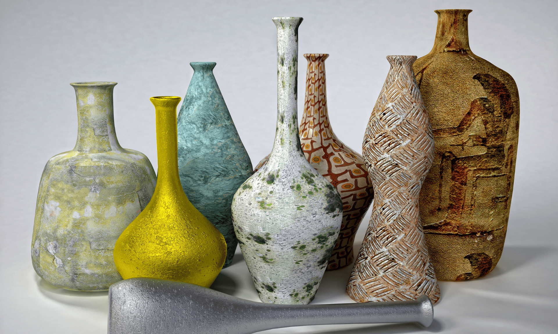 différentes formes de vases